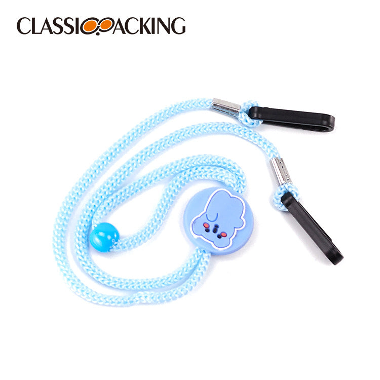 Cute Cartoon Mask Lanyards — 3-Pack Adjustable Neck Strap