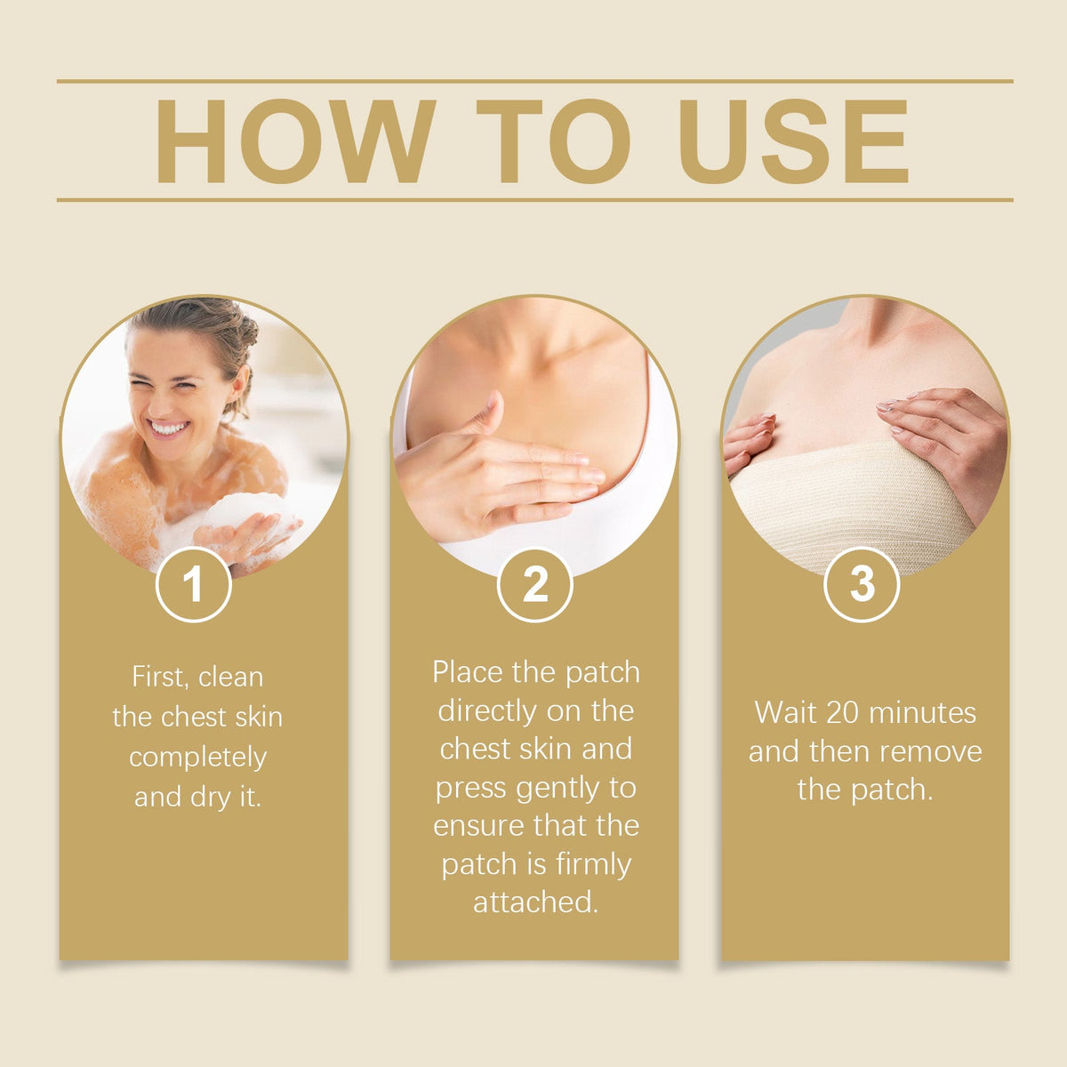 Breast Care Patch with Sea Anemone Extract for Firming