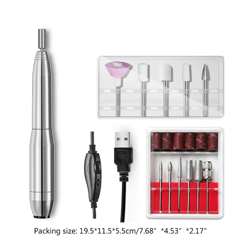 Electric Nail Drill Machine — Professional 20,000 RPM