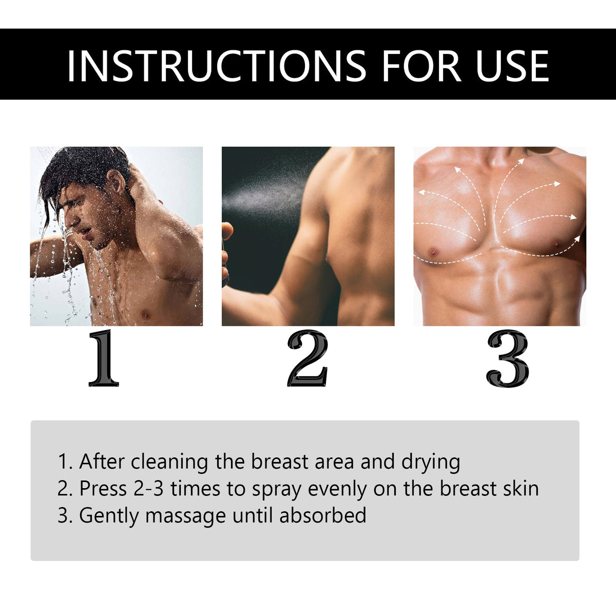 South Moon Body Slimming Firming Spray, Strengthening Chest