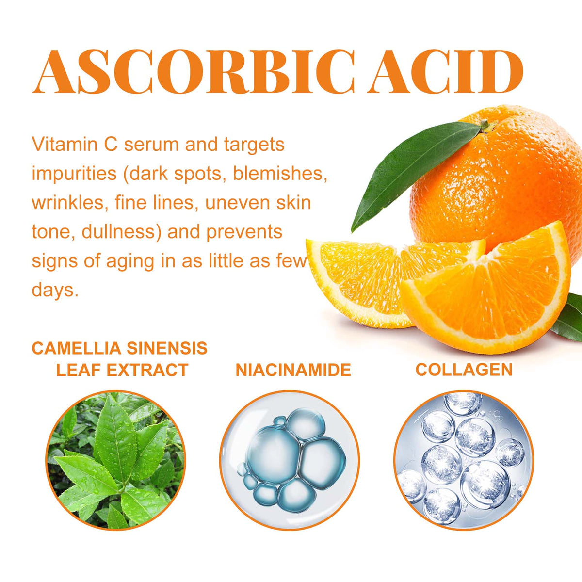 Vitamin C Serum for Dark Spots & Uneven Skin Tone