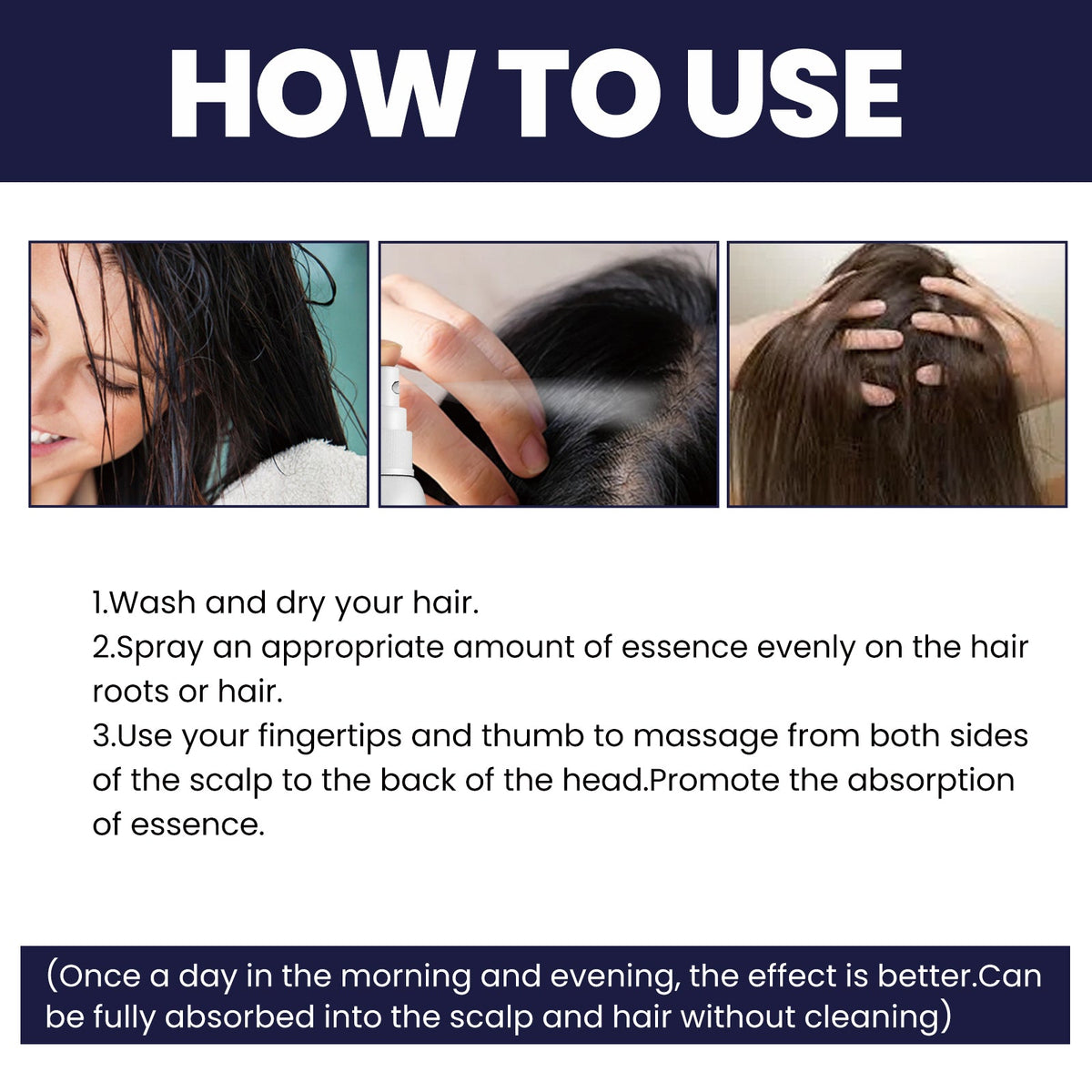 Hair Treatment Spray for Thinning, Dry Damaged Hair
