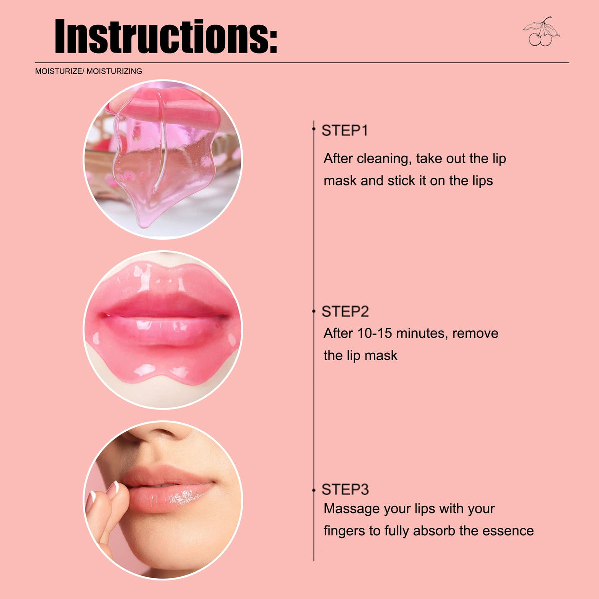 Cherry Crystal Lip Mask — Brighten Lips & Smooth Lines