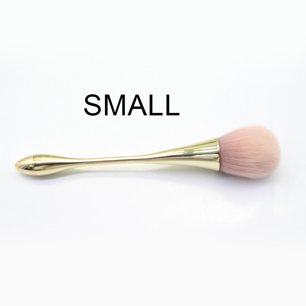 Gold Kabuki Foundation Brush – Flawless Airbrushed Finish