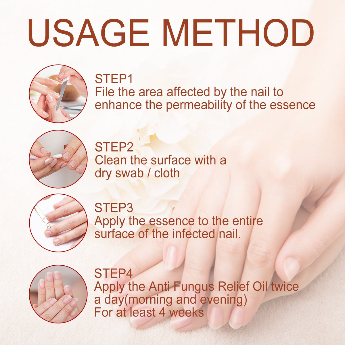 Nail Repair Serum for Stronger, Hydrated, Healthy Nails