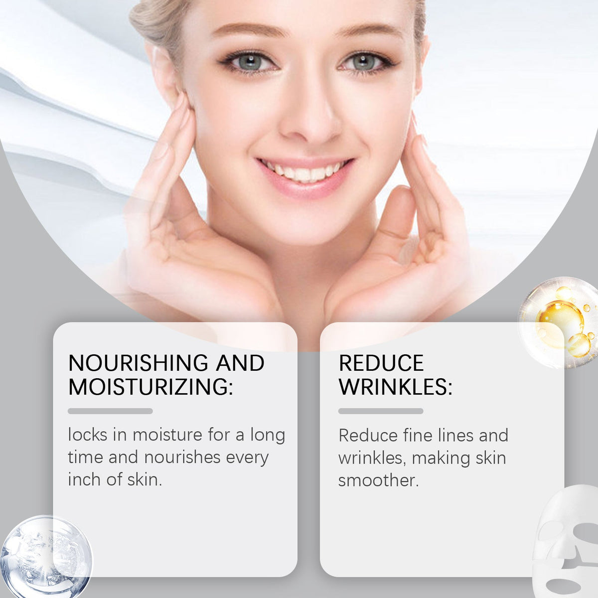 Collagen Sheet Mask for Instant Hydration & Firming