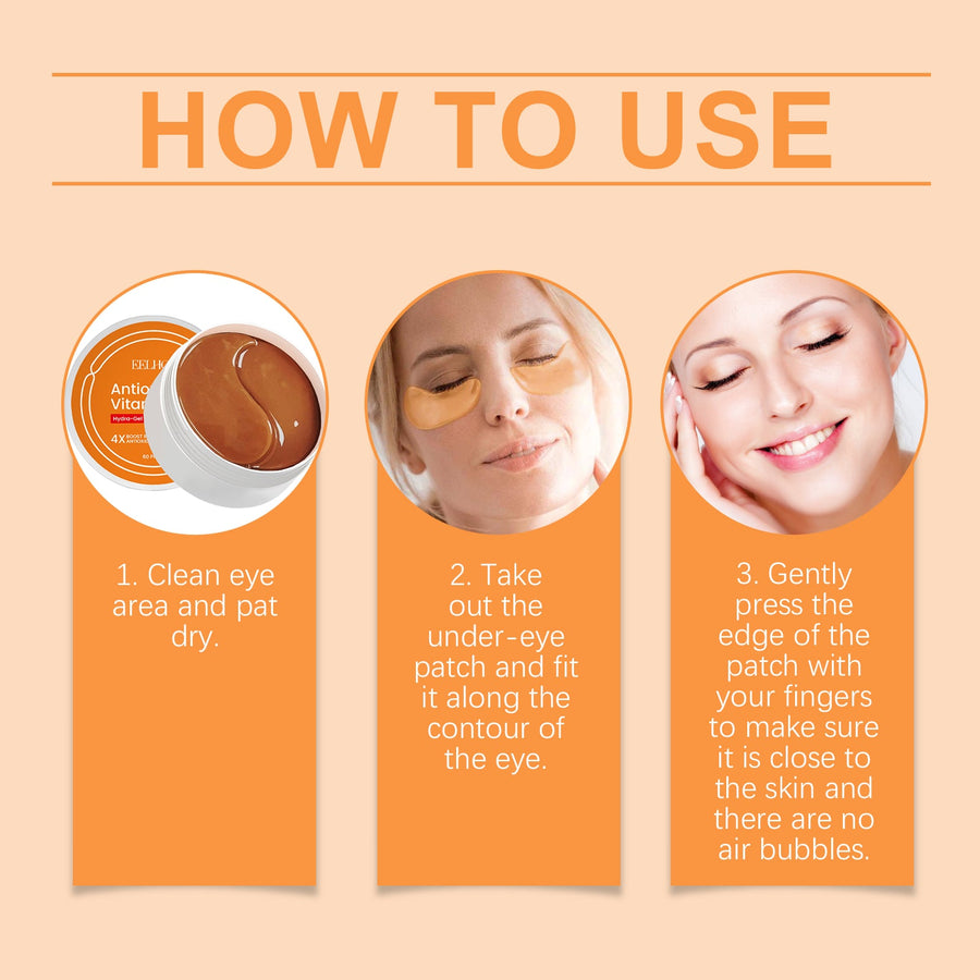 Vitamin C Under-Eye Patches for Bright, Hydrated Eyes