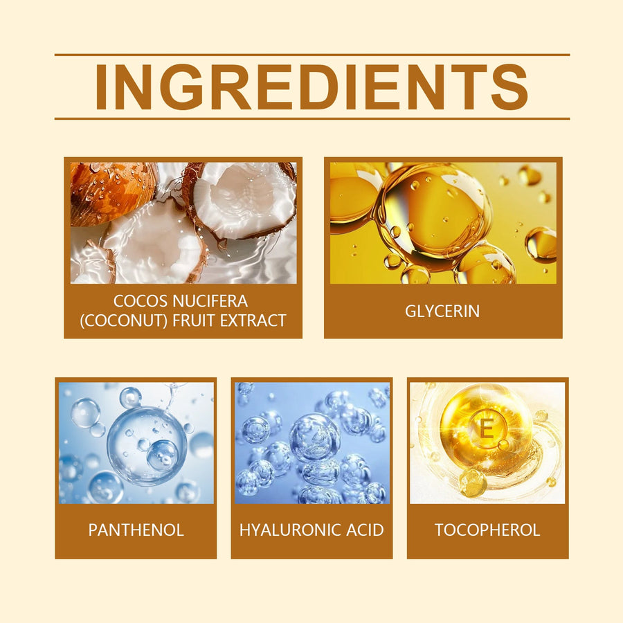 Coconut Hydrating Gel for Rough, Dry Facial Skin Care
