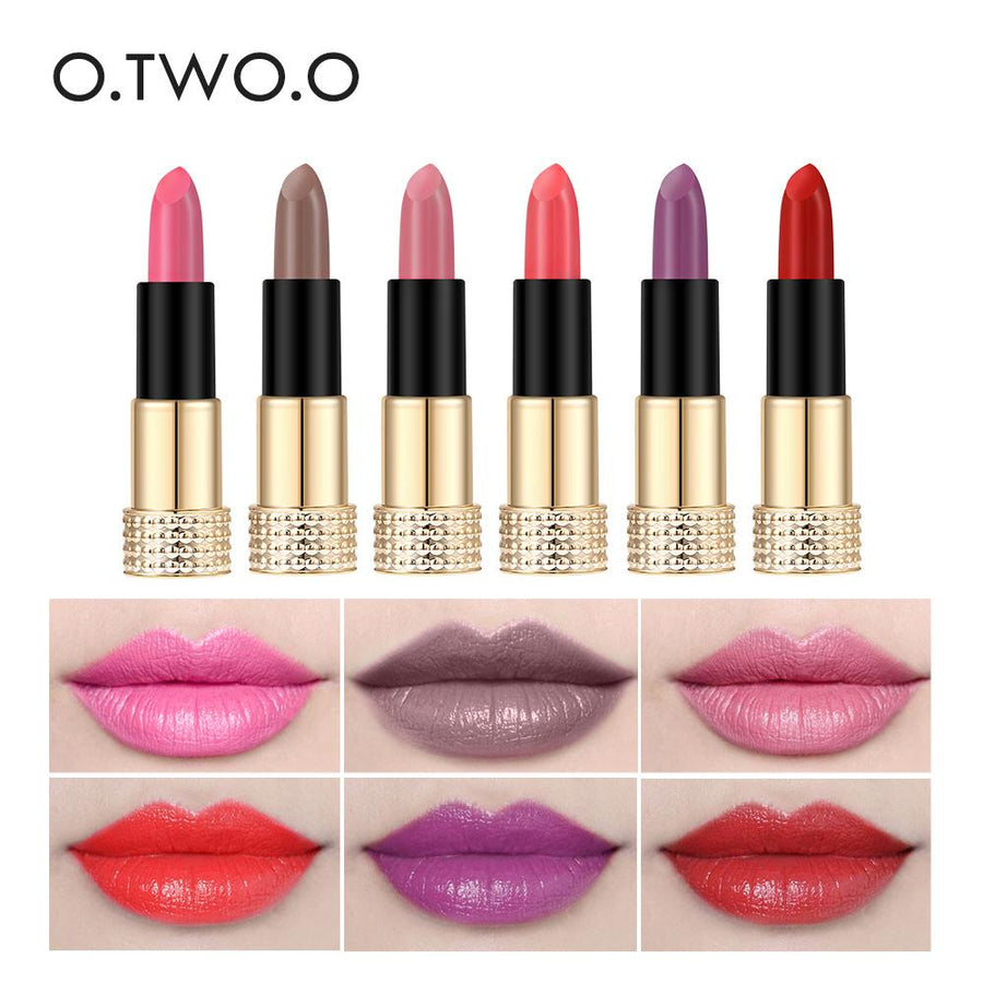 Matte Lipstick Set: 12 Easy-Wear Nude & Bold Shades