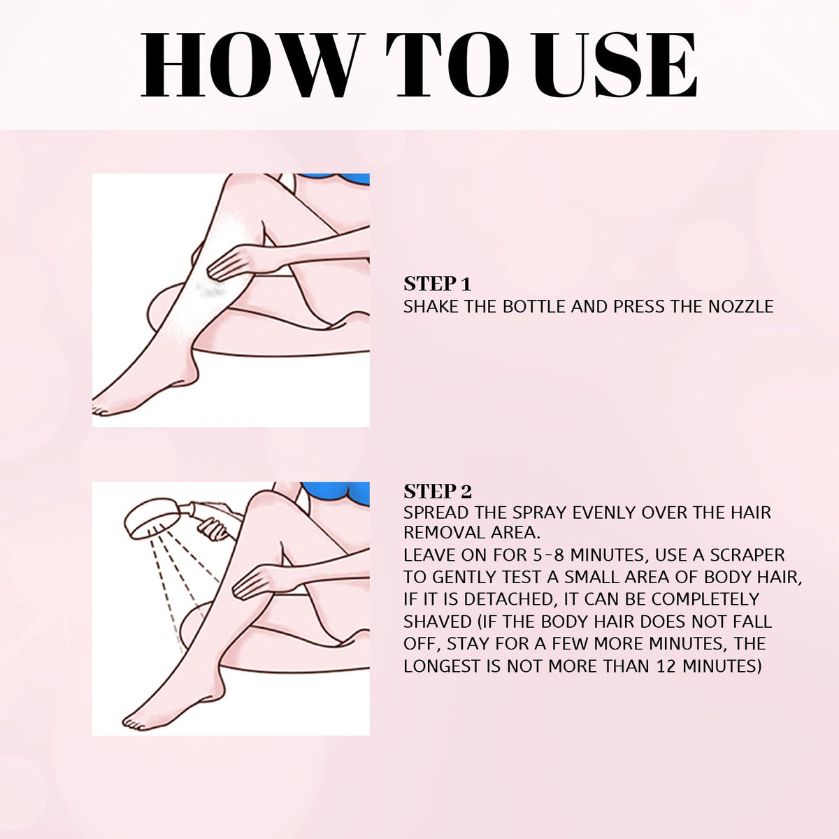 EELHOE Honey Mousse Hair Removal Spray — Painless, Smooth Skin