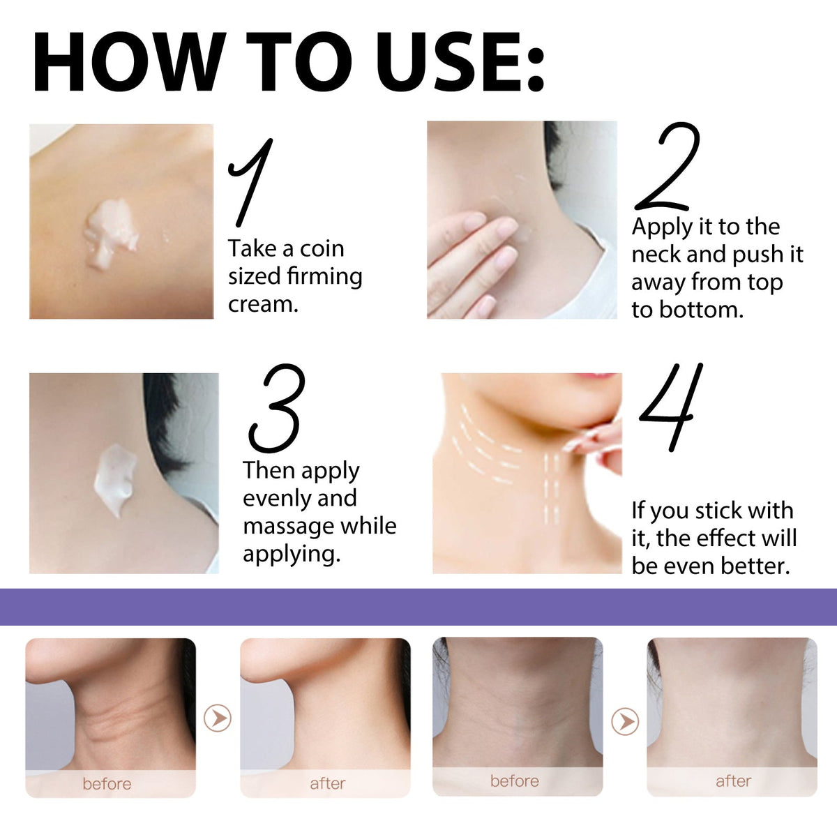 Retinol Neck Cream for Fading Lines & Tightening Skin