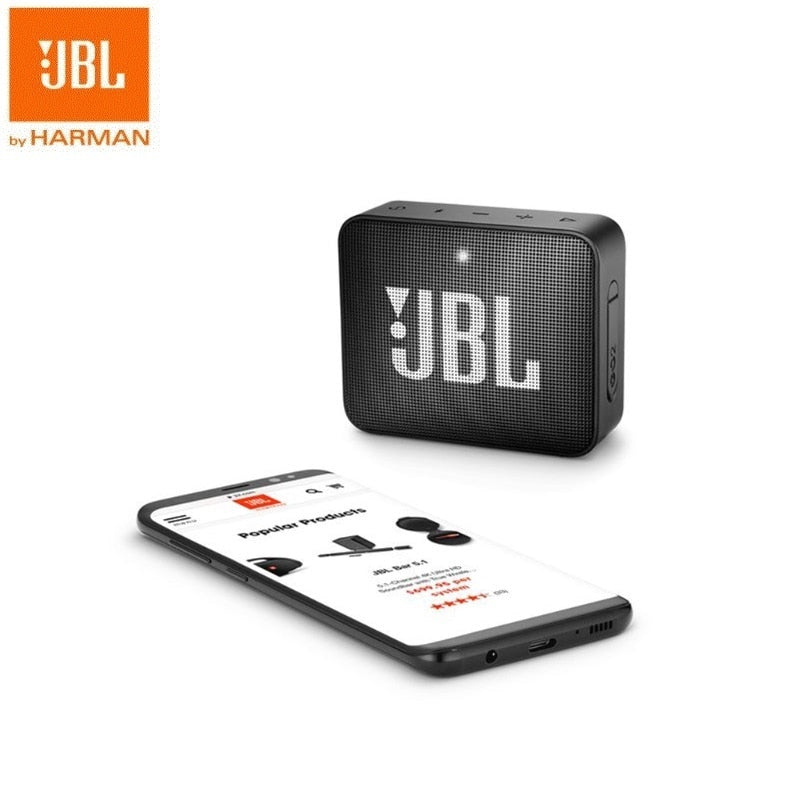 JBL Go 2 Mini Waterproof Bluetooth Speaker — IPX7, Punchy Bass