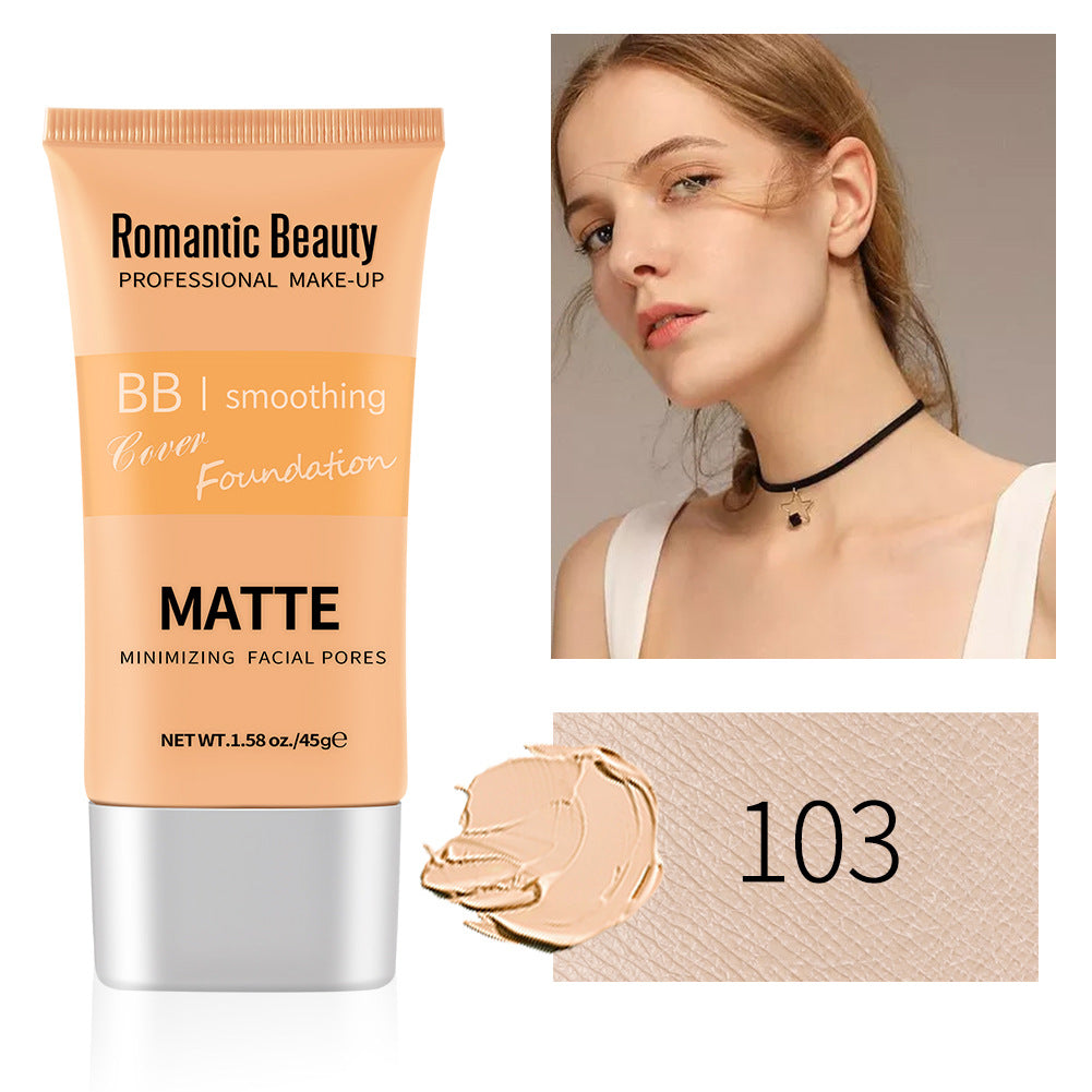 Matte BB Foundation for Pore-Blurring, Even Coverage