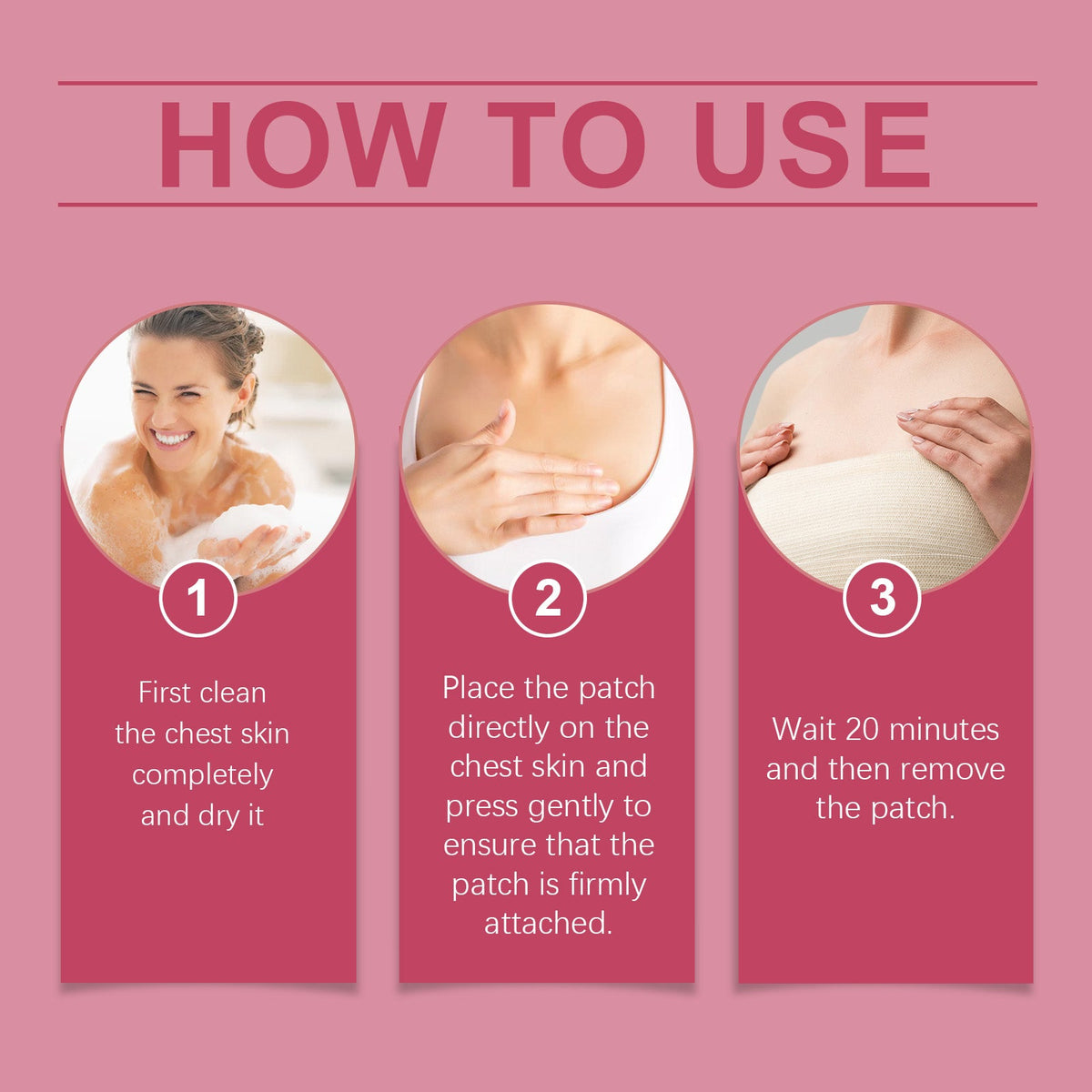 Anemone Root Firming Chest Patch - Invisible Lift Gel