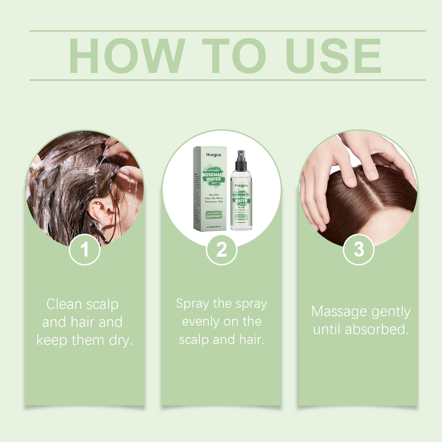 Rosemary Hair Treatment Spray for Fuller-Looking Hair