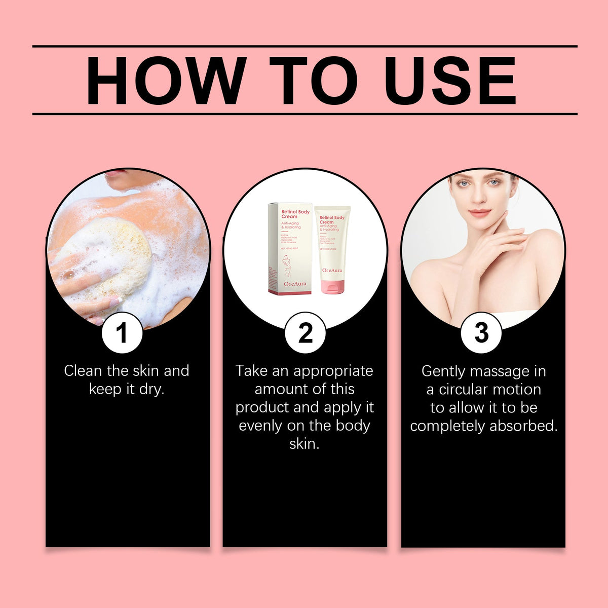Retinol Body Lotion for Firming & Crepey Skin Repair