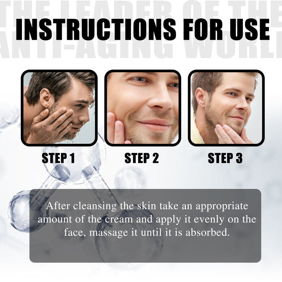 Anti-Aging Face Cream with 3% Hyaluronic Acid, Firms Skin