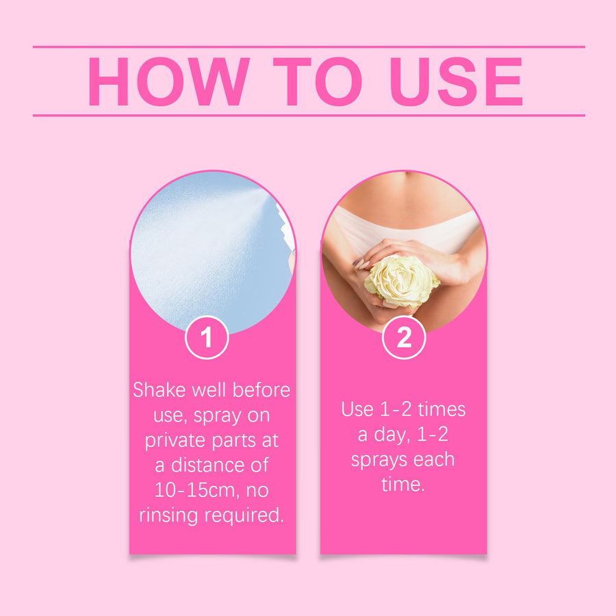 Silver Ion Feminine Spray for Daily Intimate Freshness