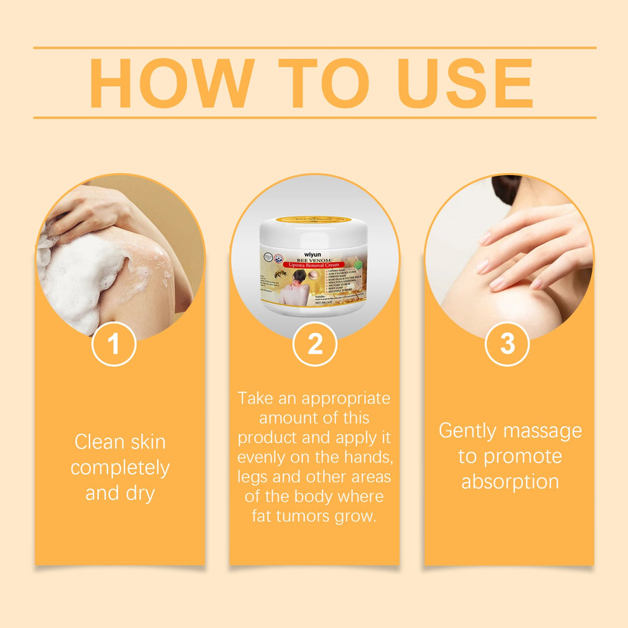 Bee Venom Body Cream — Reduce Lipomas & Fatty Deposits