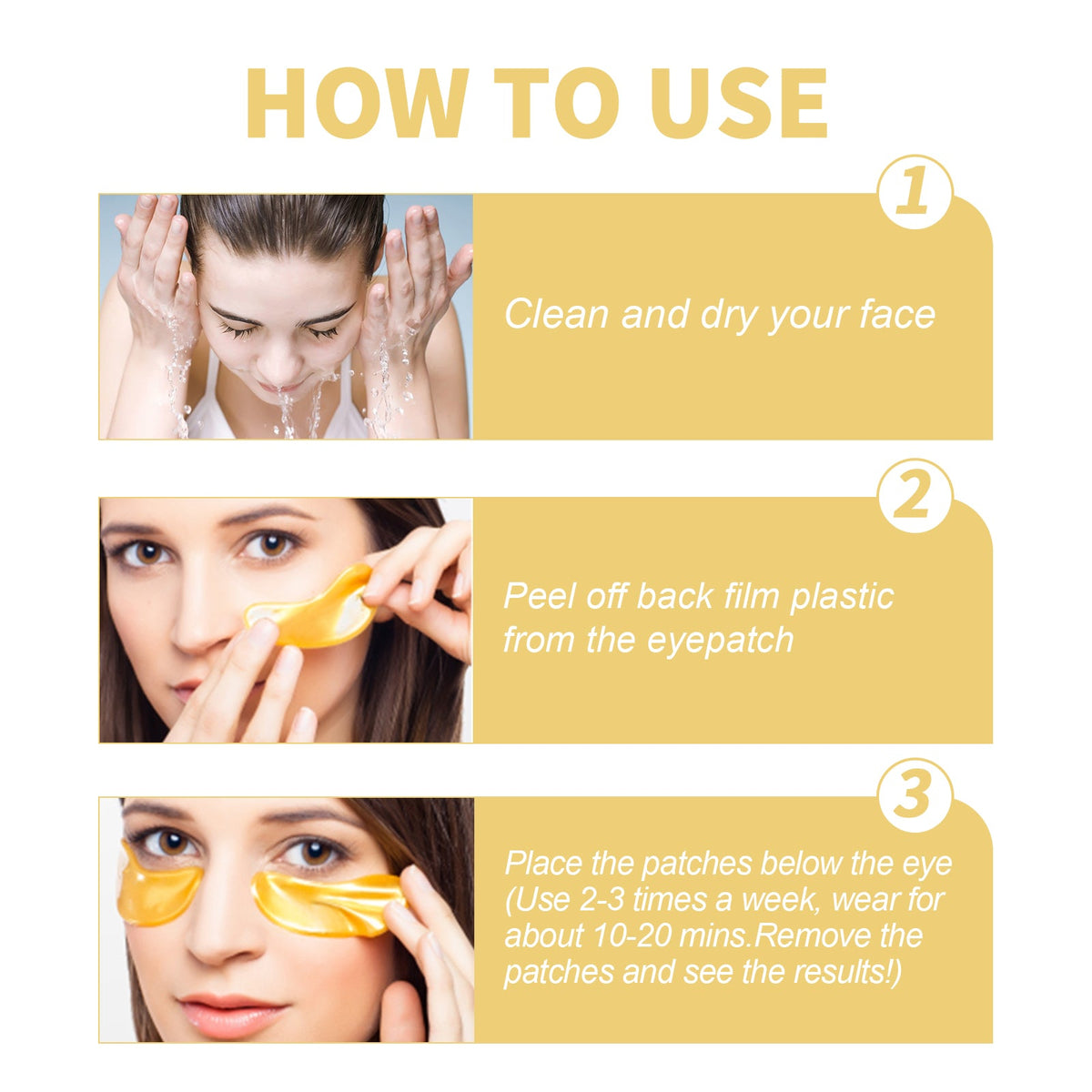 Crystal Collagen Eye Mask for Fine Lines & Puffiness