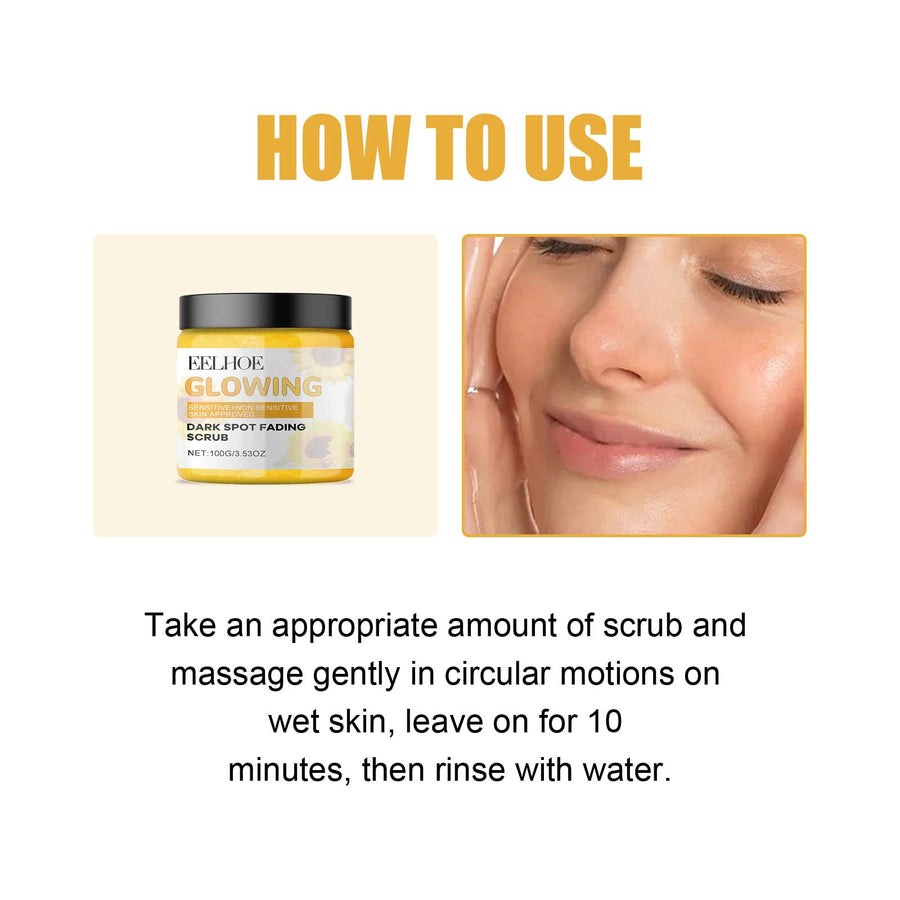 Turmeric Face Scrub for Dark Spots & Even Skin Tone