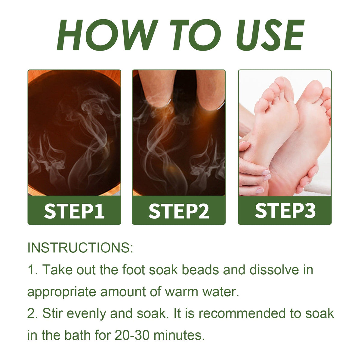 Bee Venom Foot Soak Beads for Tired, Achy Feet