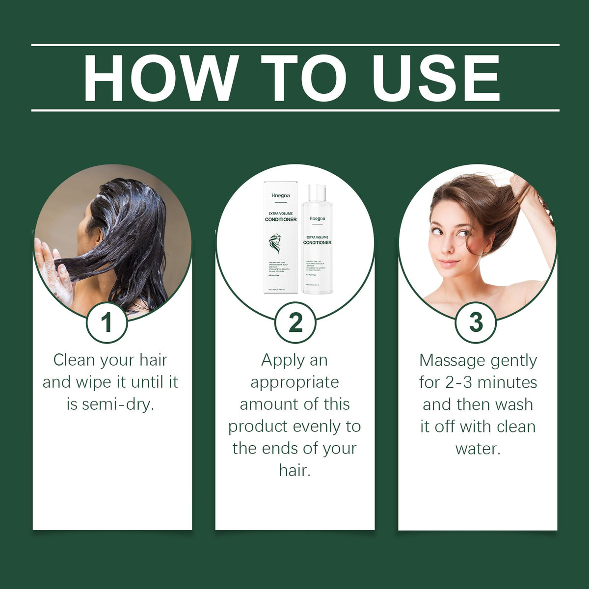 Hair Conditioner for Volume, Moisture & Scalp Comfort