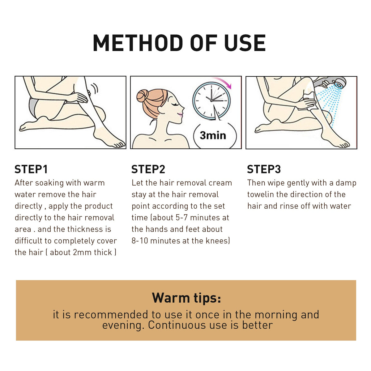 Hair Removal Spray for Silky Smooth Skin Fast