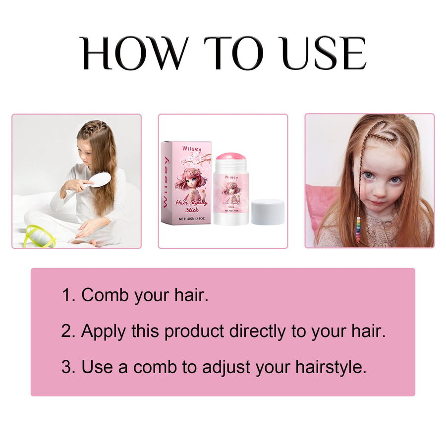 Hair Styling Stick for Frizz-Free Flyaway Control