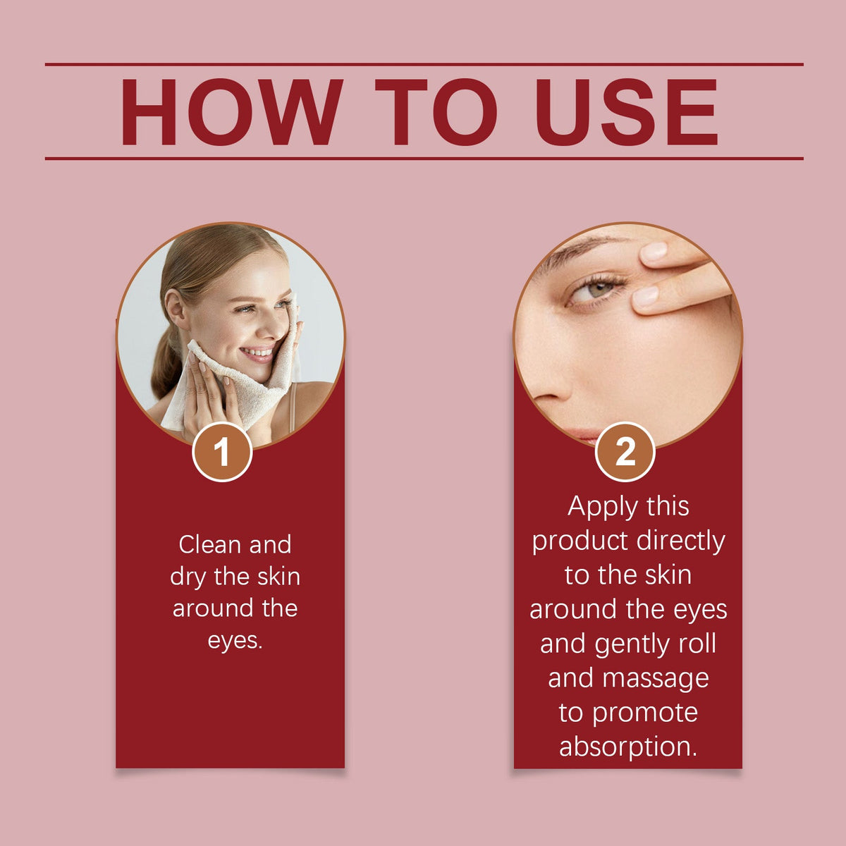 Retinol Eye Cream with Cooling Massage Roller