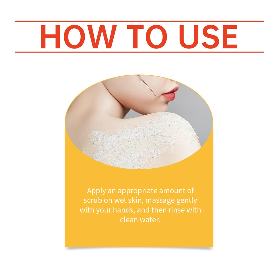 Orange Vitamin C Body Scrub for Sensitive Skin