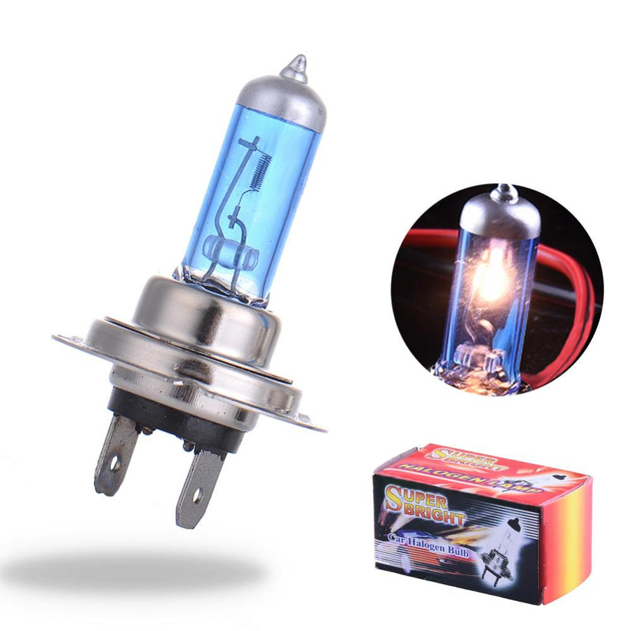 H7 Halogen Bulbs — Bright 5000K White Headlight Upgrade (2