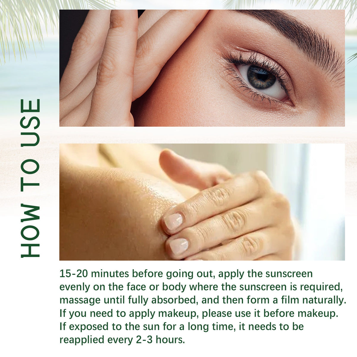 OUHOE Aloe Vera Protective Cream, Hydrating Fresh Isolating