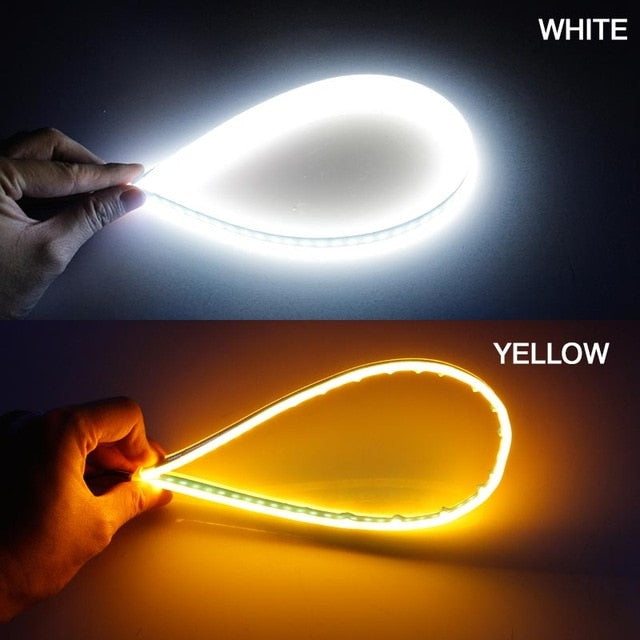 60cm Amber Sequential LED DRL Strip — Non-Destructive