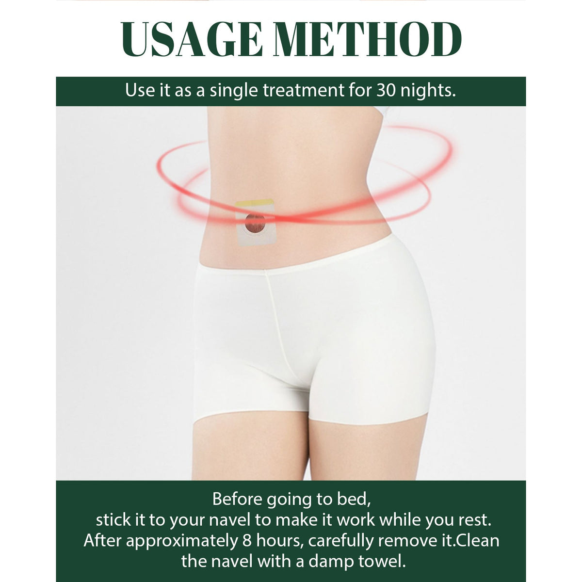 Belly Button Firming Patches - Sugar Defense Skin Tightening