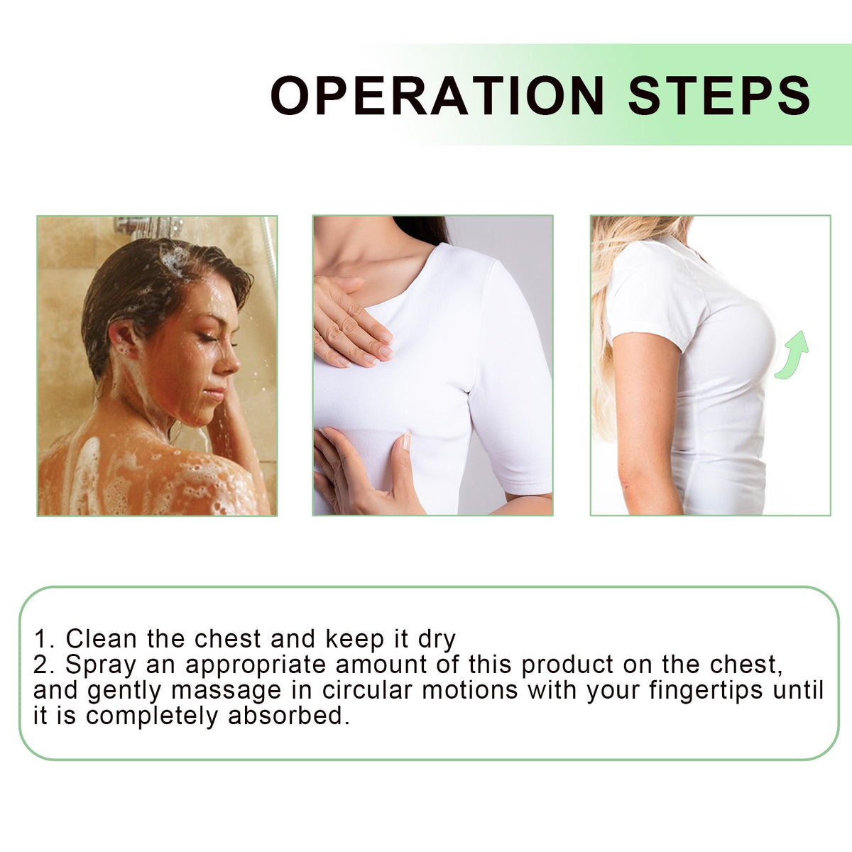 Herbal Breast Firming Spray for Natural Lift & Plump