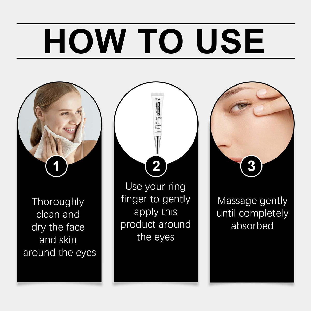 Niacinamide Eye Gel with Cooling Roller for Fine Lines