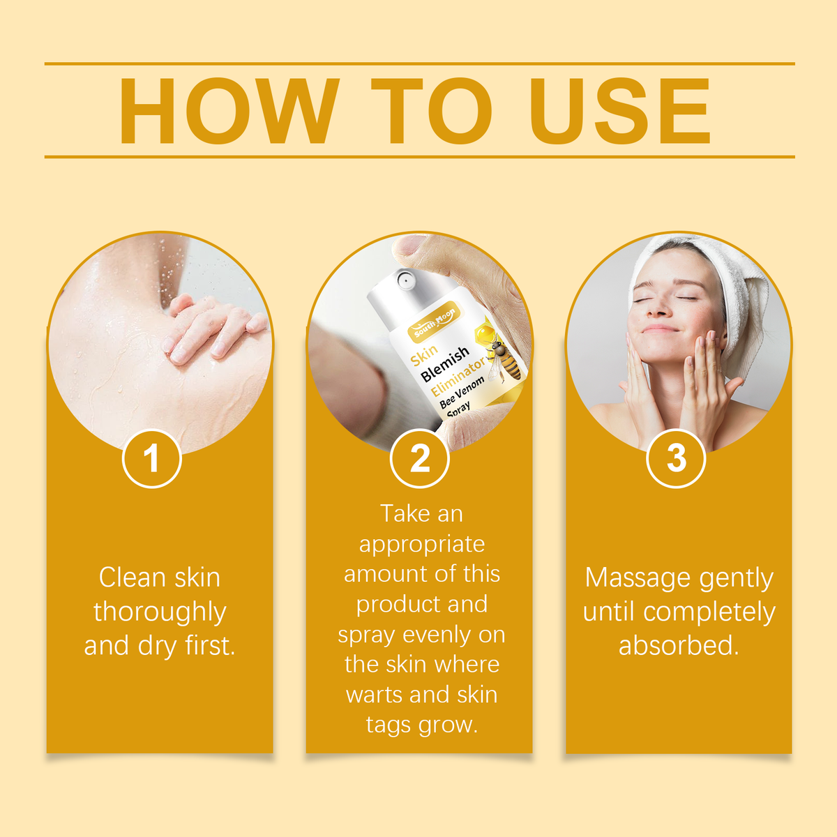 Bee Venom Blemish Spray for Warts & Skin Imperfections