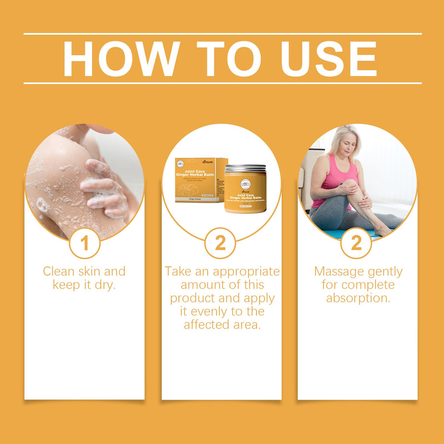 Ginger Joint Cream: Natural Arthritis & Muscle Relief