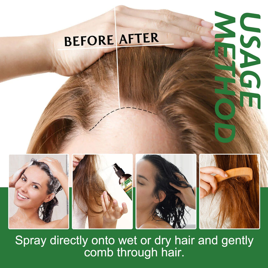 Rosemary Water Hair Mist for Thinning Roots & Breakage