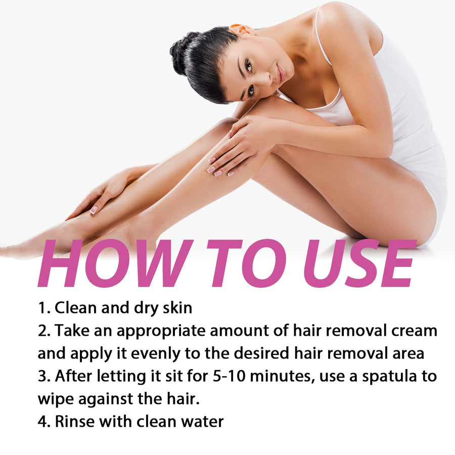 Hair Removal Cream for Sensitive Skin - 3 Minute Depilation