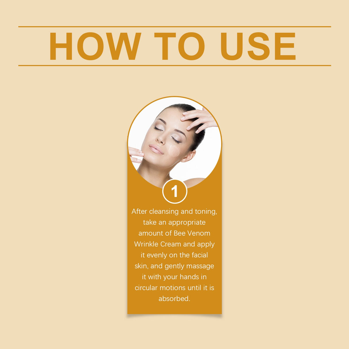 Bee Venom Facial Cream for Fine Lines & Wrinkles