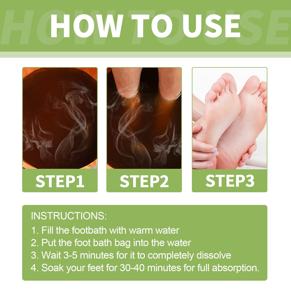 Herbal Pedicure Foot Soak - Soothes Swollen Feet & Sleep