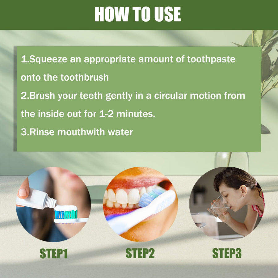 Enzyme Whitening Toothpaste — Deep Clean, Whiten & Freshen