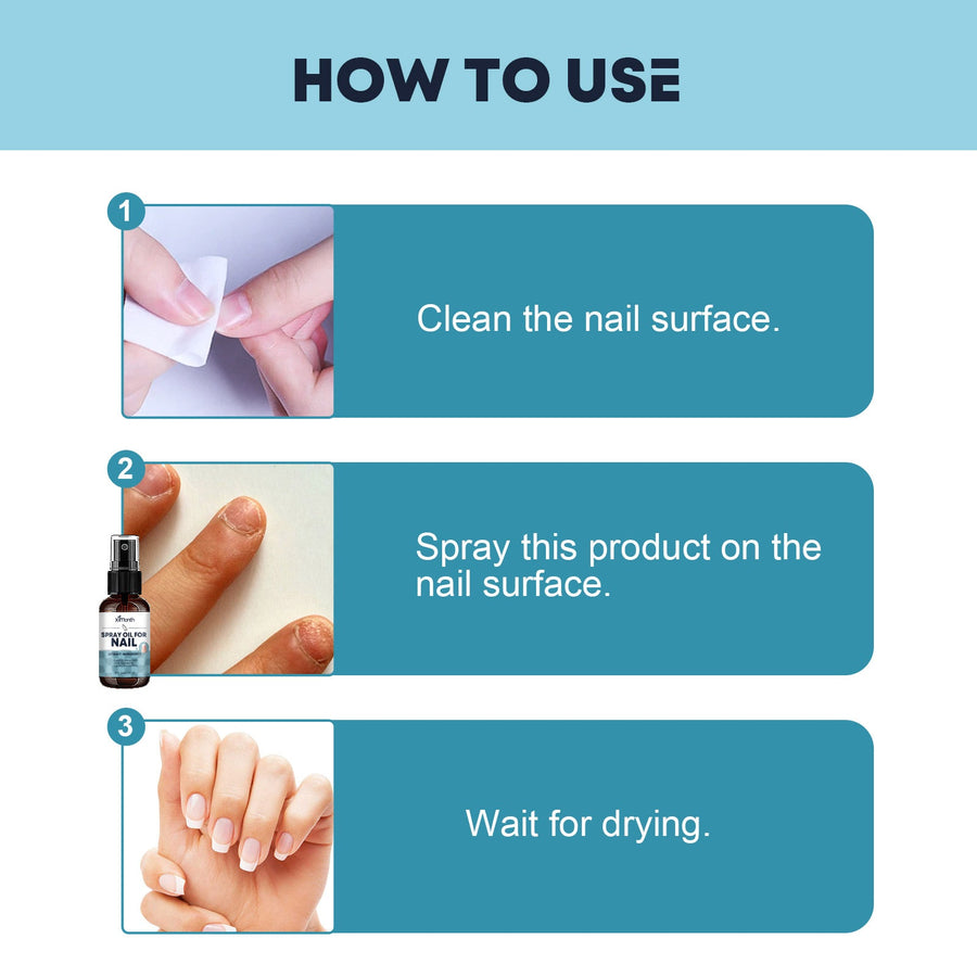 Nail Strengthening Spray for Brittle, Discolored Nails