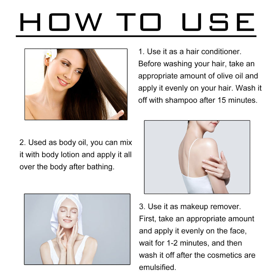 Olive Oil Massage Oil for Smoother-Looking Skin & Hair