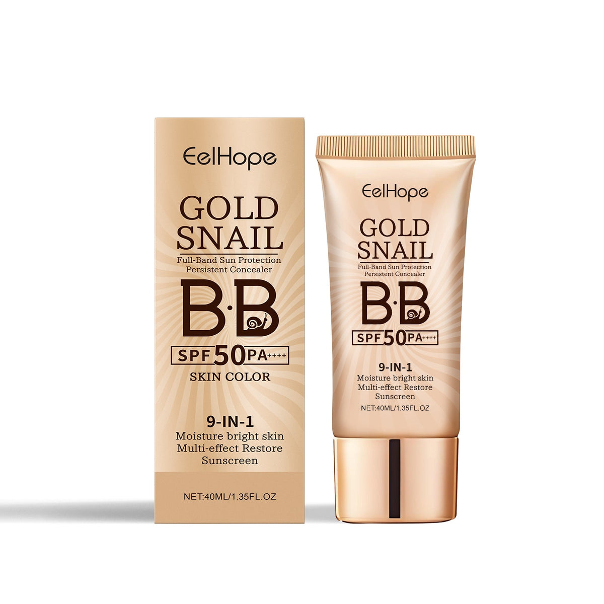 Gold Snail BB Cream SPF 50 Natural Coverage Duo Set