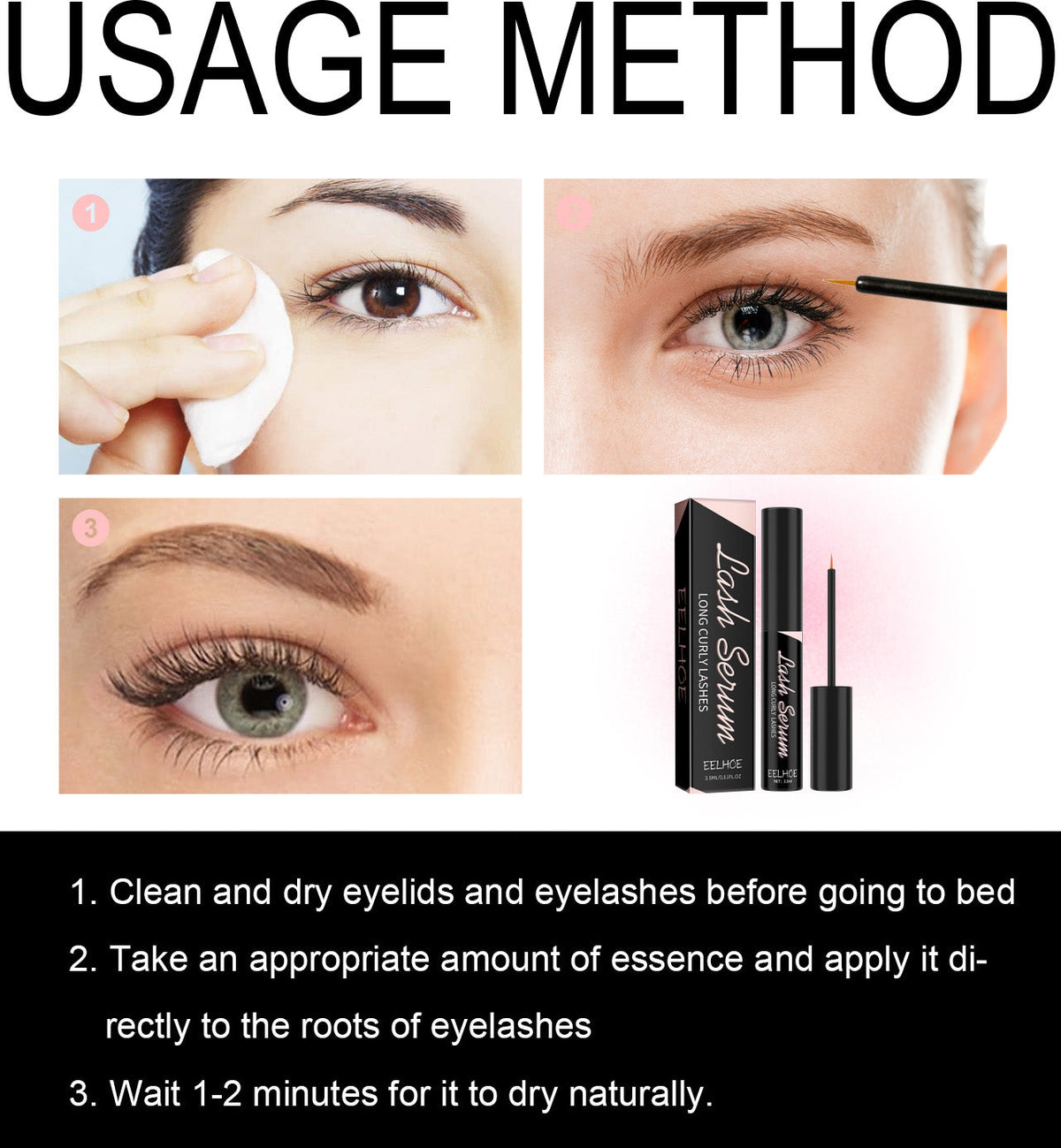 Lash Serum Mascara for Longer, Curlier-Looking Lashes