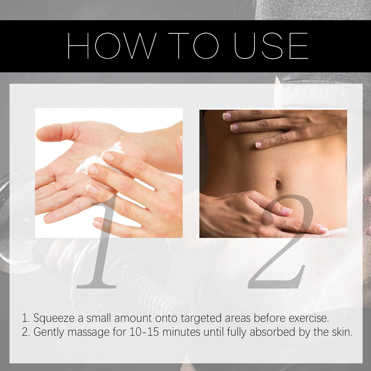 Abdominal Toning Cream for Visible Core Definition