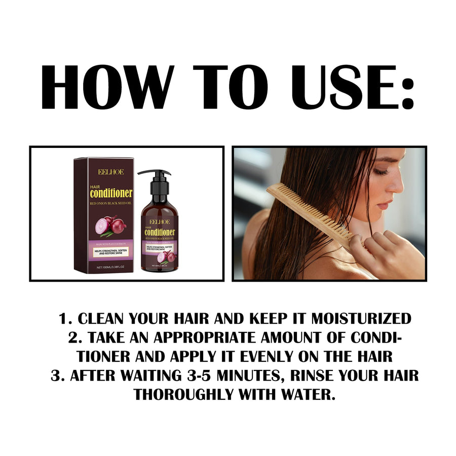 Red Onion Hair Conditioner for Dry, Frizzy, Dull Hair